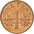 Moneta, Singapur, Cent, 1994, Singapore Mint, EF(40-45), Miedź platerowana