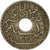 Moneda, Túnez, Muhammad al-Nasir Bey, 10 Centimes, 1918, Paris, MBC, Níquel -