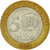 Coin, Dominican Republic, 5 Pesos, 2002, EF(40-45), Bi-Metallic, KM:89
