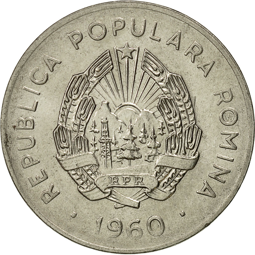 Monnaie, Roumanie, 25 Bani, 1960, SUP, Nickel Clad Steel, KM:88