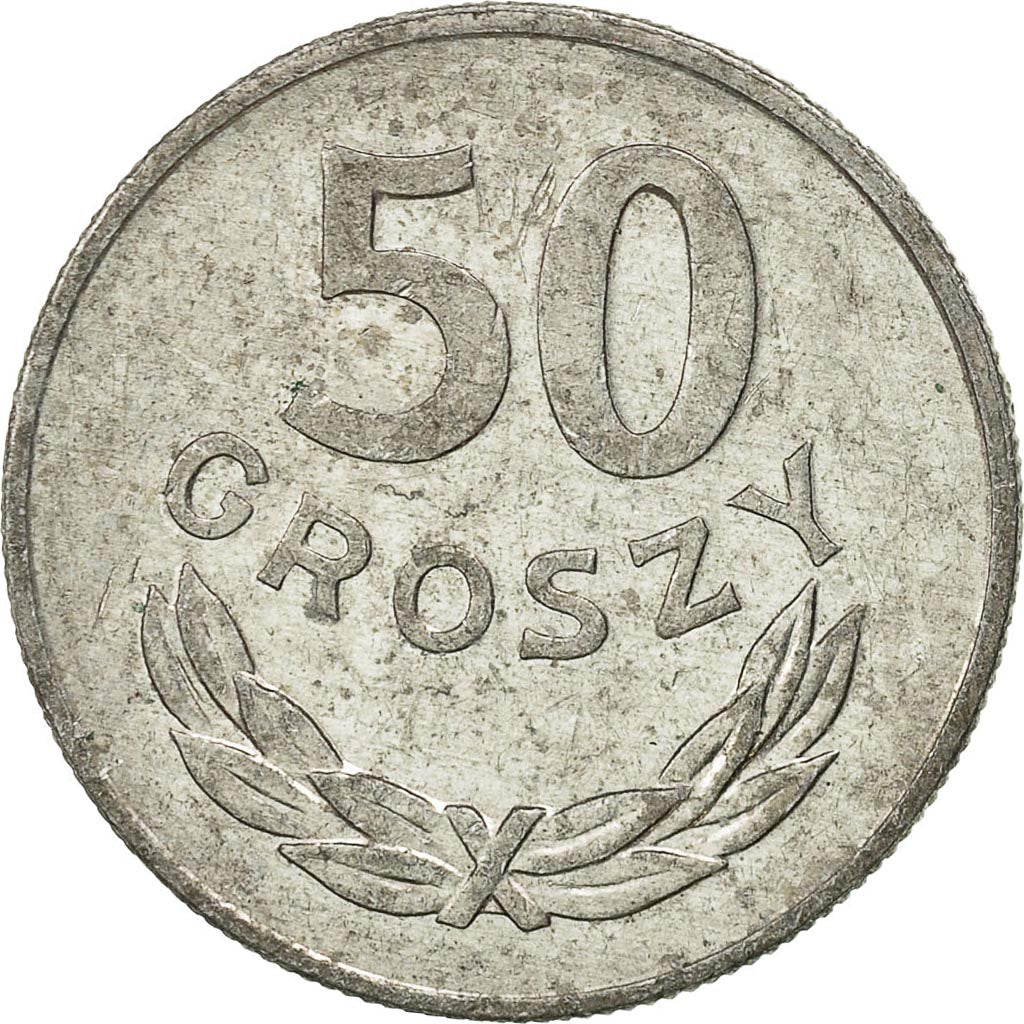 Coin, Poland, 50 Groszy, 1983, Warsaw, EF(40-45), Aluminum, KM:48.1