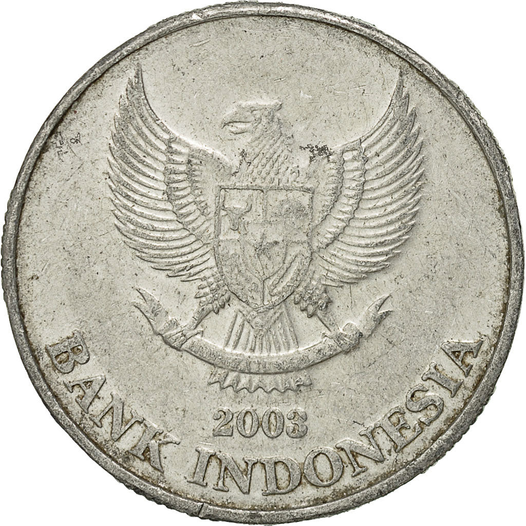 Coin, Indonesia, 500 Rupiah, 2003, Perum Peruri, EF(40-45), Aluminum, KM:67