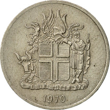 Coin, Iceland, 5 Kronur, 1970, EF(40-45), Copper-nickel, KM:18