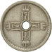 Moneta, Norvegia, Haakon VII, 25 Öre, 1946, BB, Rame-nichel, KM:384