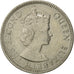 Moneda, Belice, 25 Cents, 1974, Franklin Mint, MBC+, Cobre - níquel, KM:36
