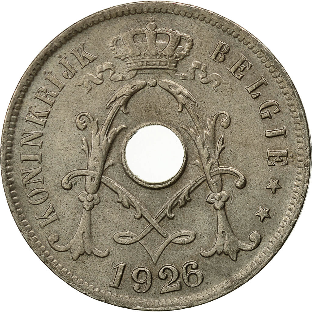 Coin, Belgium, 25 Centimes, 1926, AU(50-53), Copper-nickel, KM:69