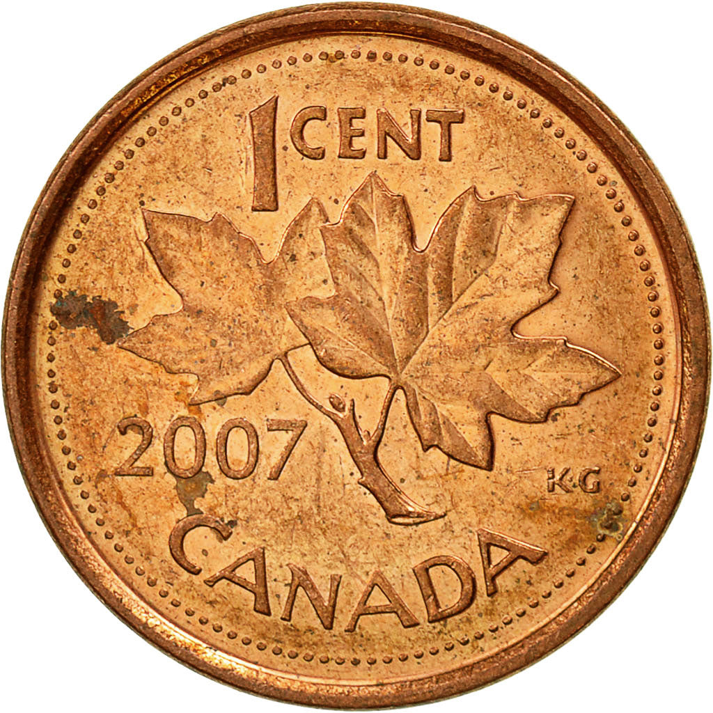 Coin, Canada, Elizabeth II, Cent, 2007, Royal Canadian Mint, Winnipeg