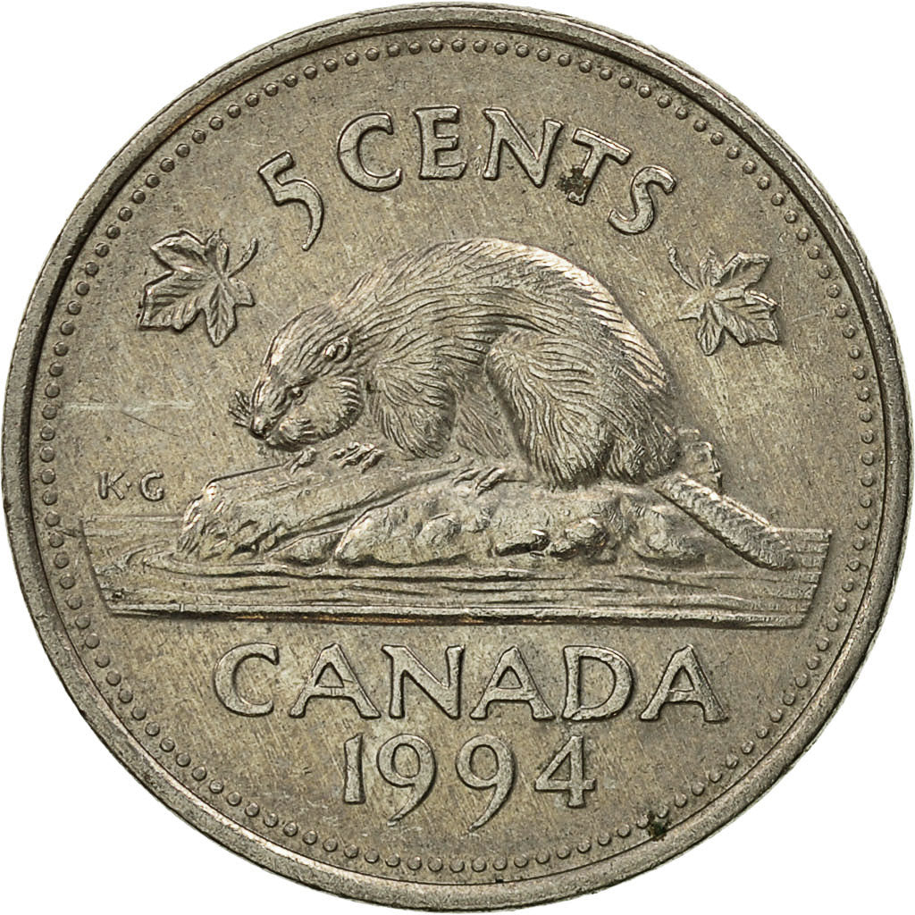 Münze, Kanada, Elizabeth II, 5 Cents, 1994, Royal Canadian Mint, Ottawa, SS