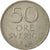 Moneta, Szwecja, Gustaf VI, 50 Öre, 1968, EF(40-45), Miedź-Nikiel, KM:837