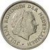 Coin, Netherlands, Juliana, 10 Cents, 1972, AU(50-53), Nickel, KM:182