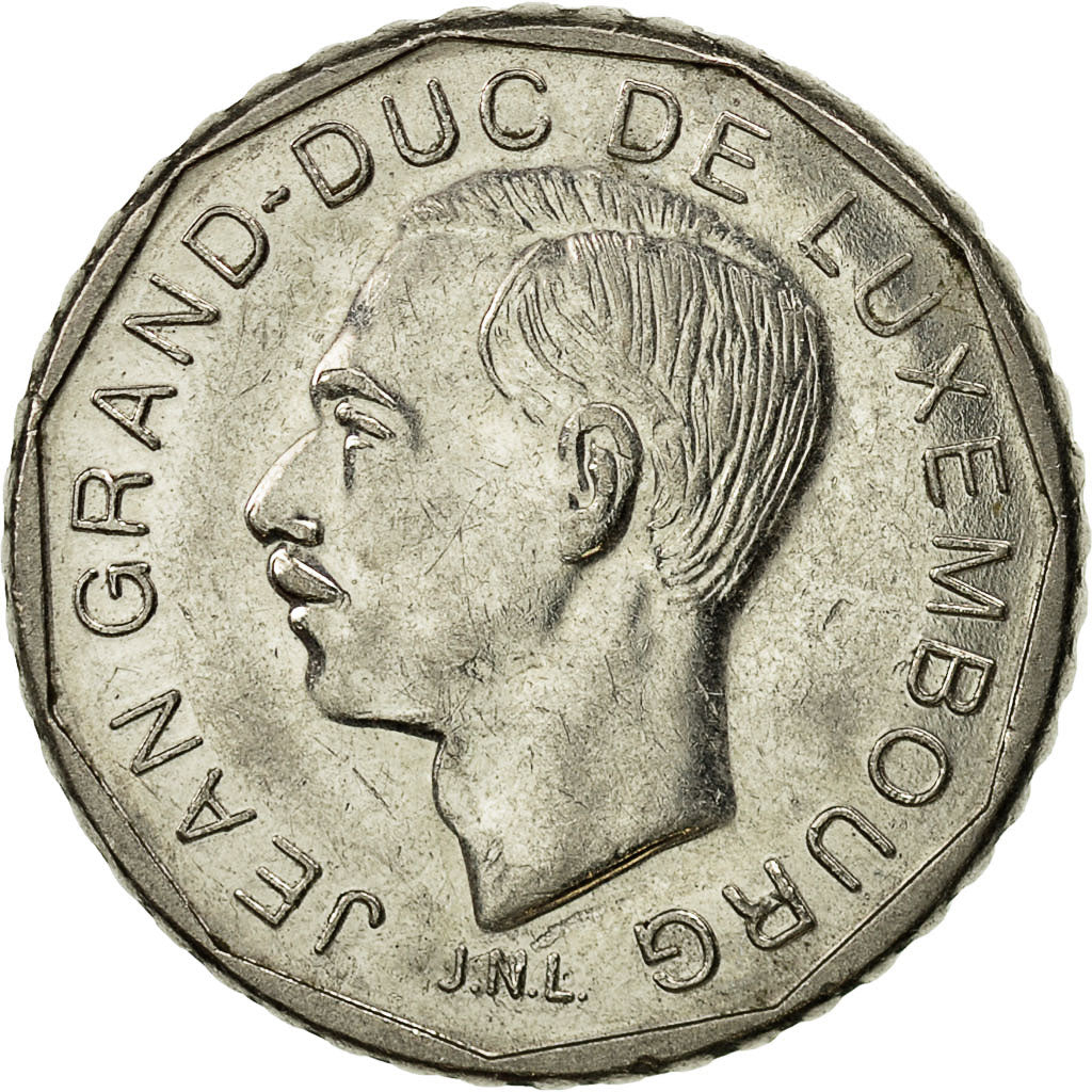 Coin, Luxembourg, Jean, 50 Francs, 1987, AU(50-53), Nickel, KM:62