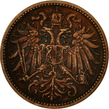 Coin, Austria, Franz Joseph I, 2 Heller, 1910, VF(20-25), Bronze, KM:2801