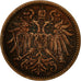 Coin, Austria, Franz Joseph I, 2 Heller, 1910, VF(20-25), Bronze, KM:2801
