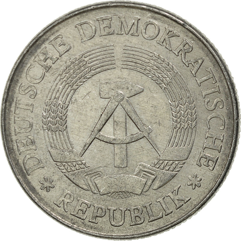 Coin, GERMAN-DEMOCRATIC REPUBLIC, 2 Mark, 1980, Berlin, EF(40-45), Aluminum
