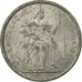Coin, French Polynesia, Franc, 1975, Paris, EF(40-45), Aluminum, KM:11