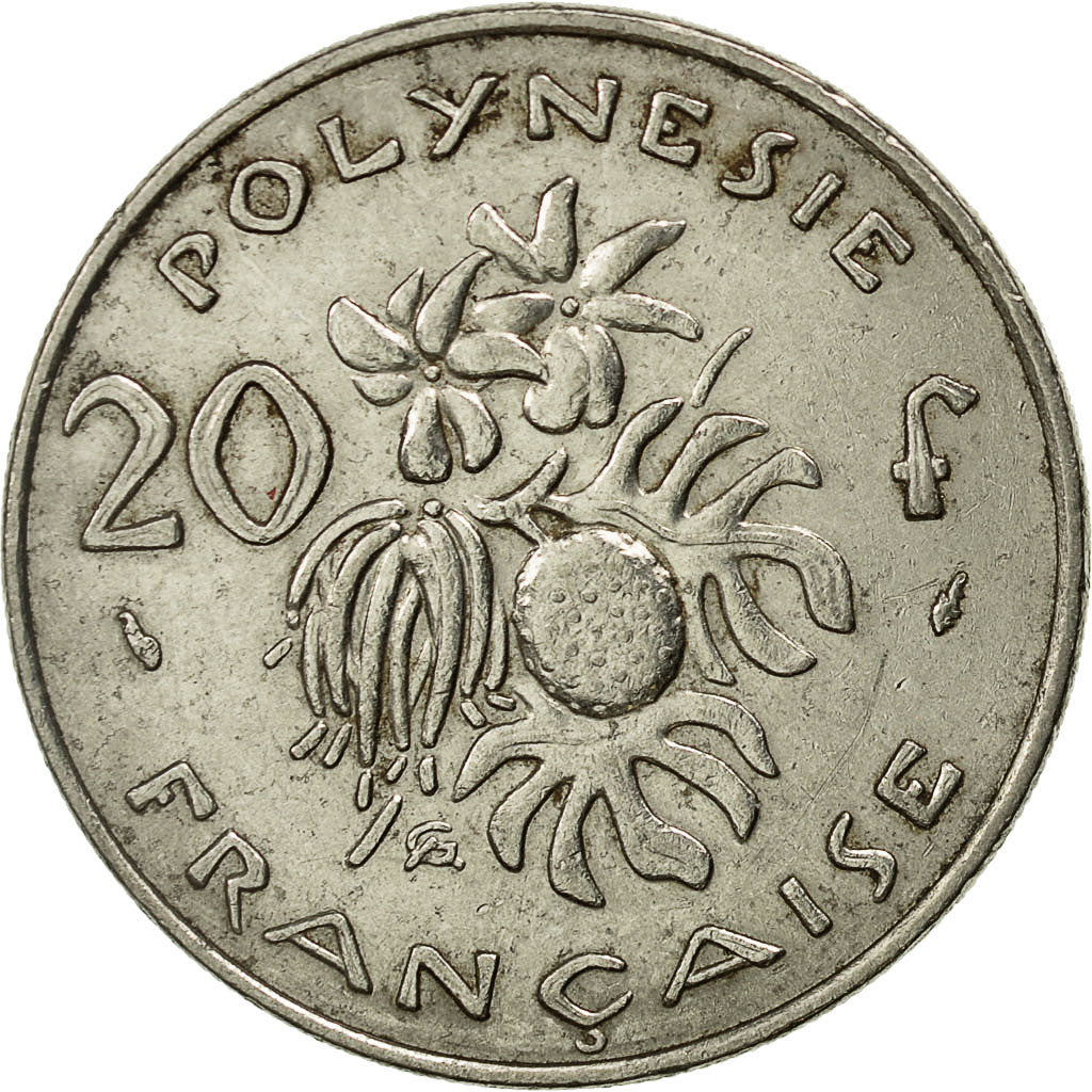 Coin, French Polynesia, 20 Francs, 1979, Paris, EF(40-45), Nickel, KM:9