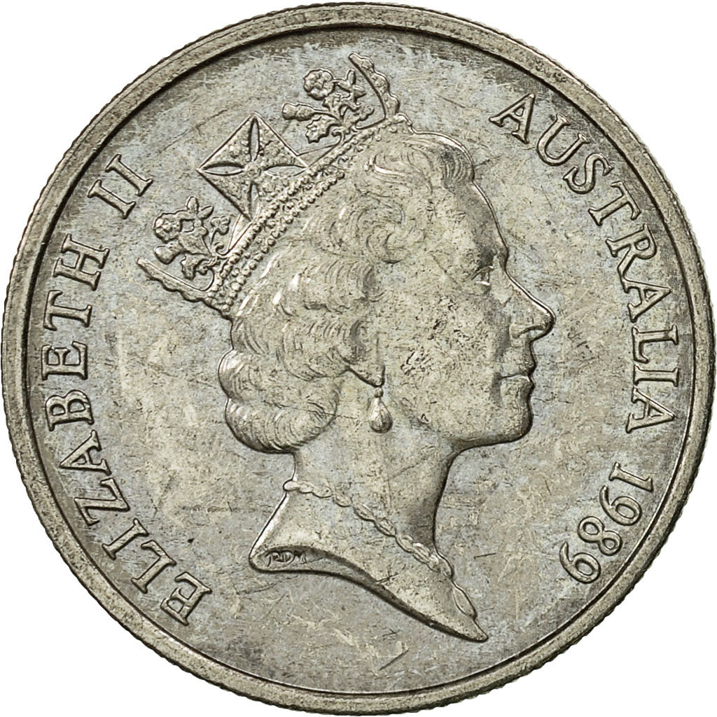 Monnaie, Australie, Elizabeth II, 5 Cents, 1989, SUP, Copper-nickel, KM:80