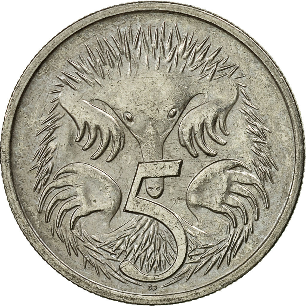 Monnaie, Australie, Elizabeth II, 5 Cents, 1989, SUP, Copper-nickel, KM:80