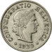 Münze, Schweiz, 5 Rappen, 1939, Bern, VZ, Nickel, KM:26b