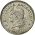 Moneta, Argentina, 10 Centavos, 1958, BB, Acciaio ricoperto in nichel, KM:54