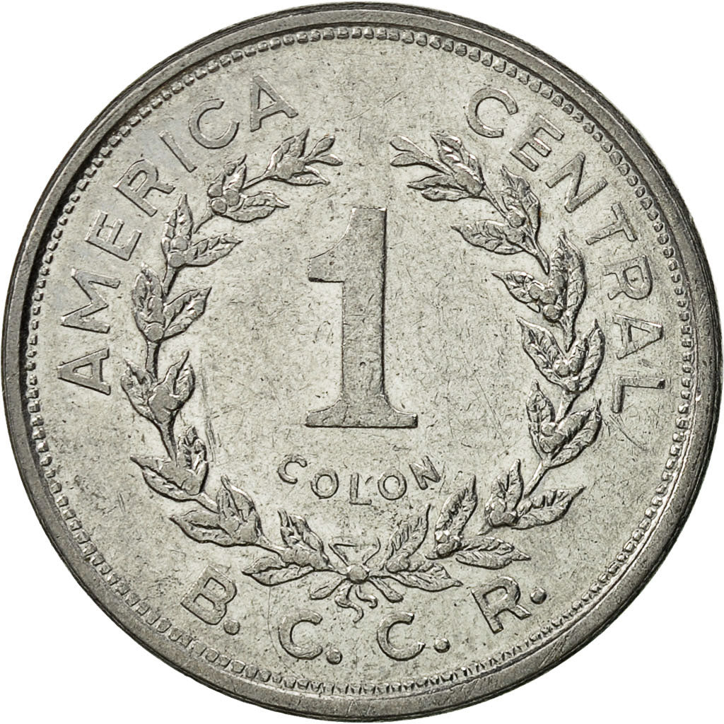Coin, Costa Rica, Colon, 1983, AU(50-53), Stainless Steel, KM:210.1