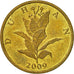 Coin, Croatia, 10 Lipa, 2009, EF(40-45), Brass plated steel, KM:6
