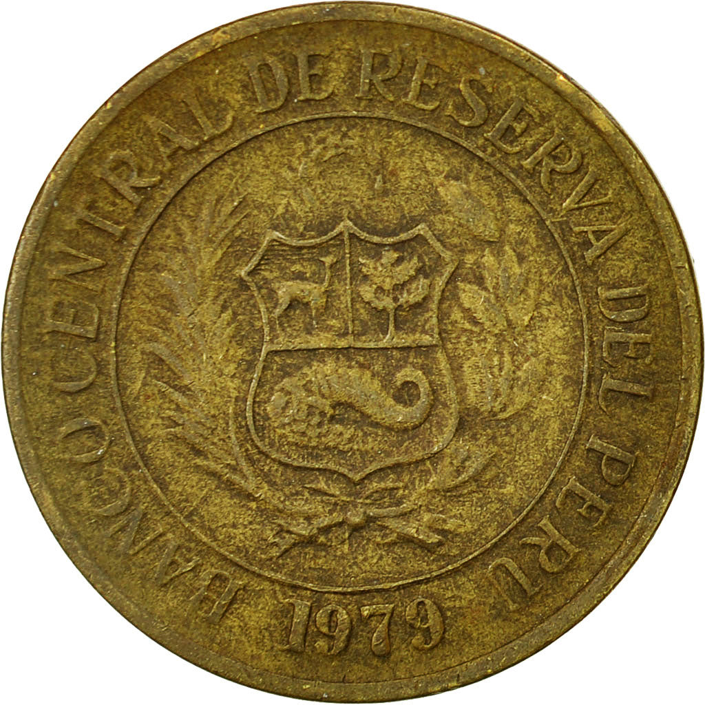 Moneta, Perù, 10 Soles, 1979, Lima, BB, Ottone, KM:272.2