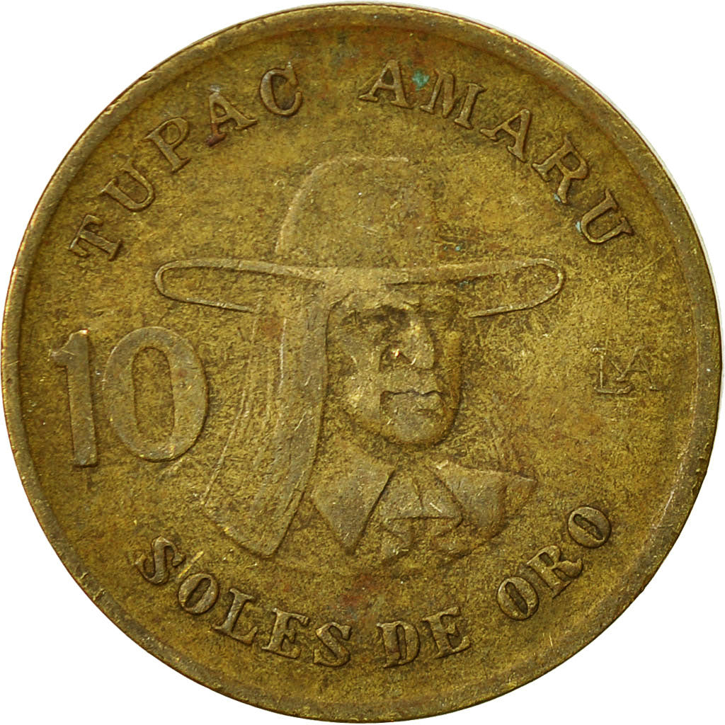 Moneta, Perù, 10 Soles, 1979, Lima, BB, Ottone, KM:272.2