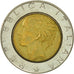 Monnaie, Italie, 500 Lire, 1989, Rome, TTB, Bi-Metallic, KM:111