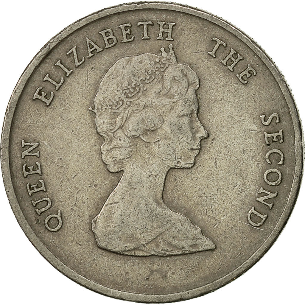 Monnaie, Etats des caraibes orientales, Elizabeth II, 25 Cents, 1996, TTB