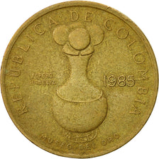 Colombia, 20 Pesos, 1985, EF(40-45), Aluminum-Bronze, KM:271