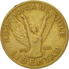 Münze, Chile, 10 Pesos, 1988, Santiago, SS, Aluminum-Bronze, KM:218.2