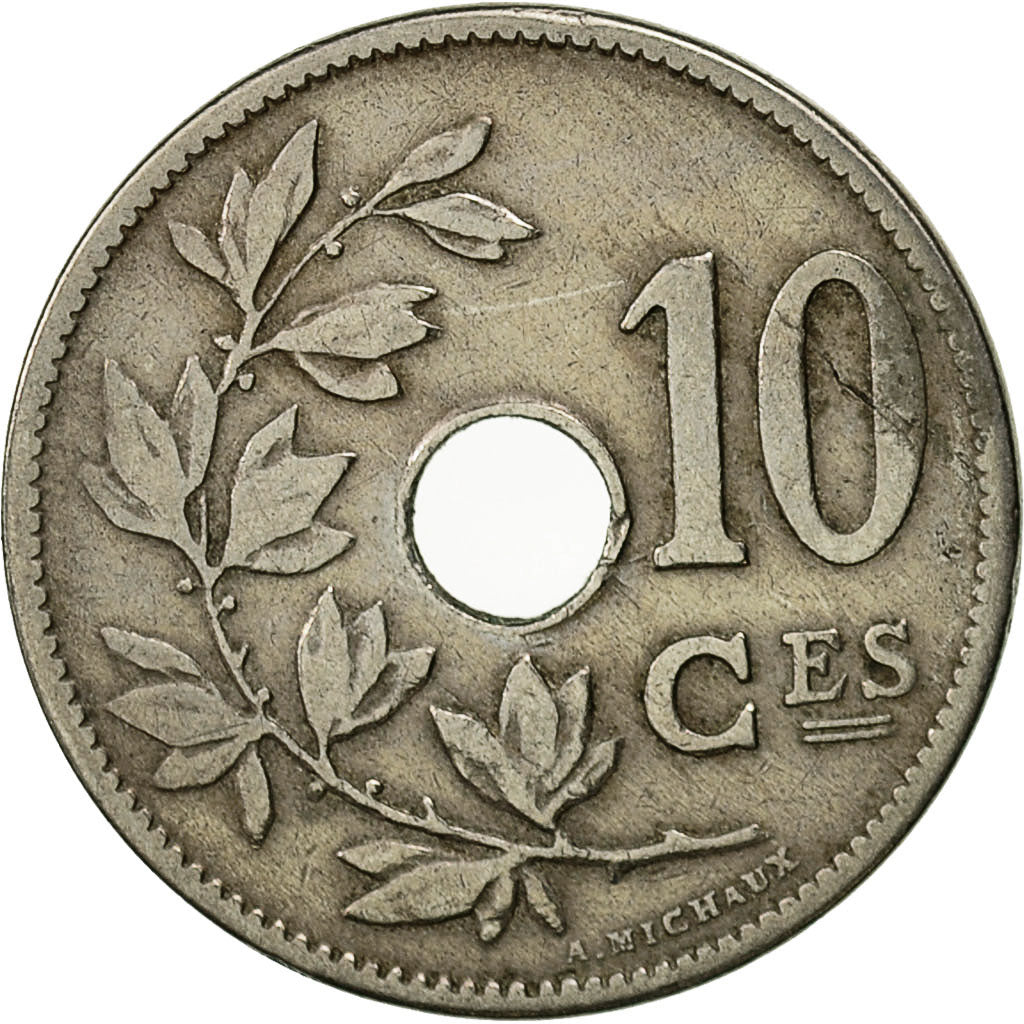 Münze, Belgien, 10 Centimes, 1905, SS, Copper-nickel, KM:52