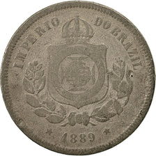 Coin, Brazil, 100 Reis, 1889, VF(30-35), Copper-nickel, KM:492
