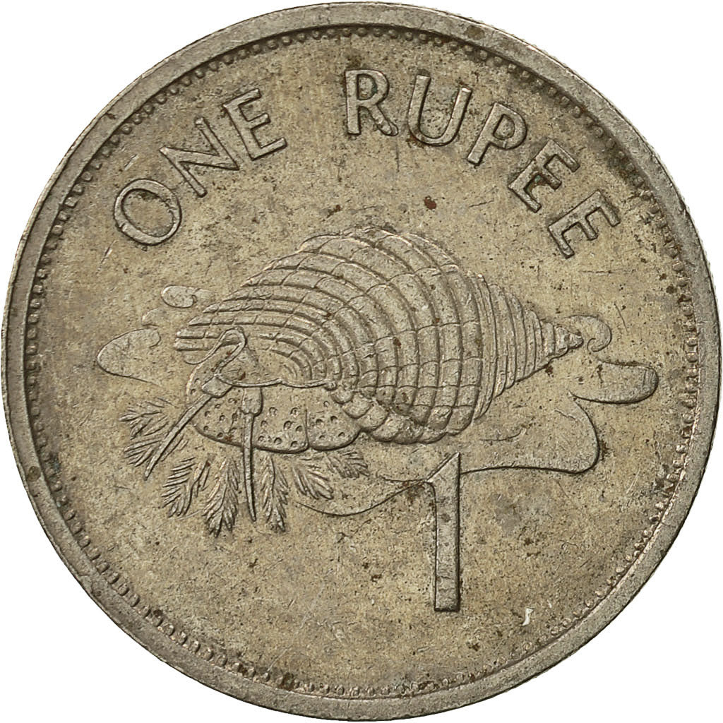 Coin, Seychelles, Rupee, 1992, British Royal Mint, EF(40-45), Copper-nickel