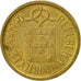 Coin, Portugal, 5 Escudos, 1990, EF(40-45), Nickel-brass, KM:632
