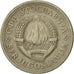 Moneta, Jugosławia, 2 Dinara, 1972, EF(40-45), Miedź-Nikiel-Cynk, KM:57