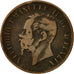 Monnaie, Italie, Vittorio Emanuele II, 5 Centesimi, 1867, Naples, TB, Cuivre