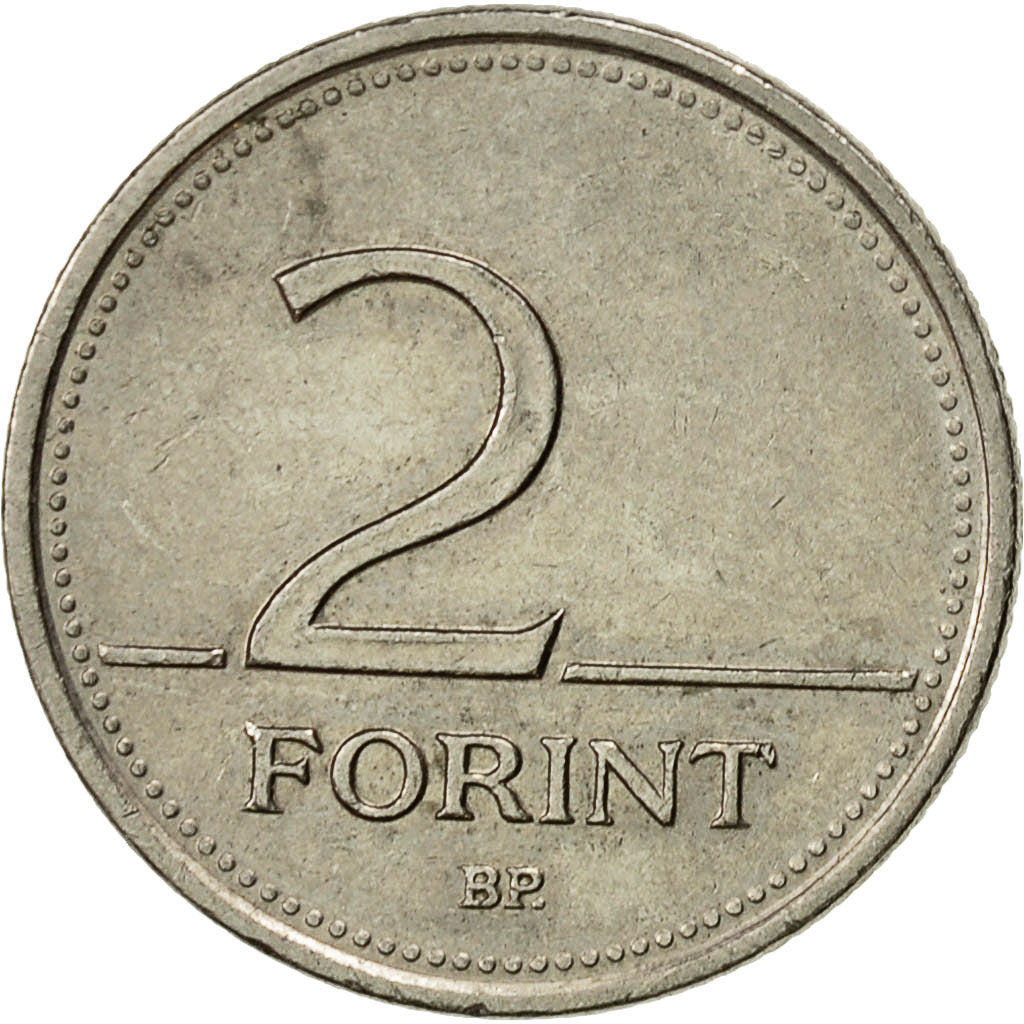 Coin, Hungary, 2 Forint, 1994, Budapest, EF(40-45), Copper-nickel, KM:693