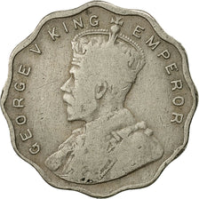 Coin, INDIA-BRITISH, George V, Anna, 1917, EF(40-45), Copper-nickel, KM:513