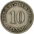 Moneda, ALEMANIA - IMPERIO, Wilhelm II, 10 Pfennig, 1900, Berlin, MBC, Cobre -