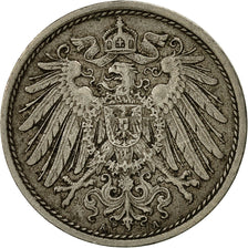 ALEMANIA - IMPERIO, Wilhelm II, 10 Pfennig, 1900, Berlin, MBC, Cobre - níquel