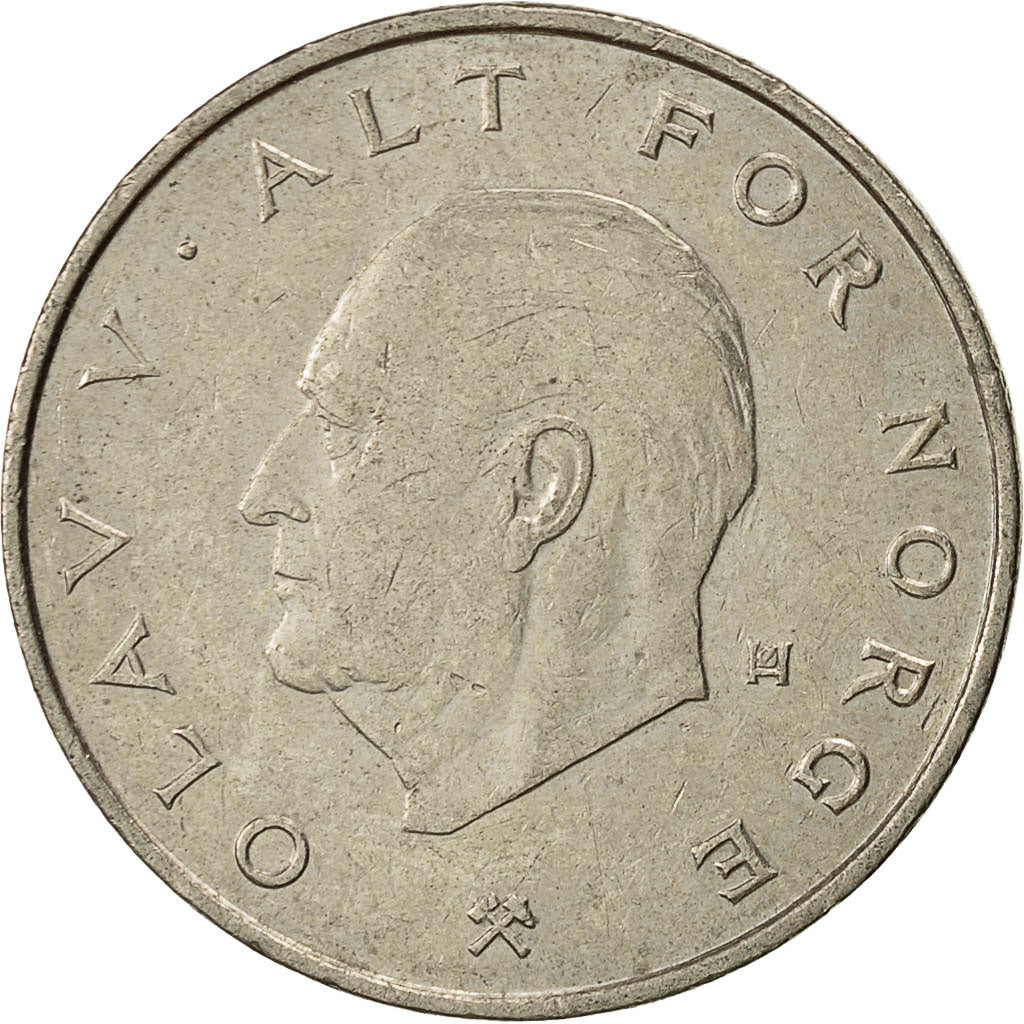Coin, Norway, Olav V, Krone, 1978, EF(40-45), Copper-nickel, KM:419