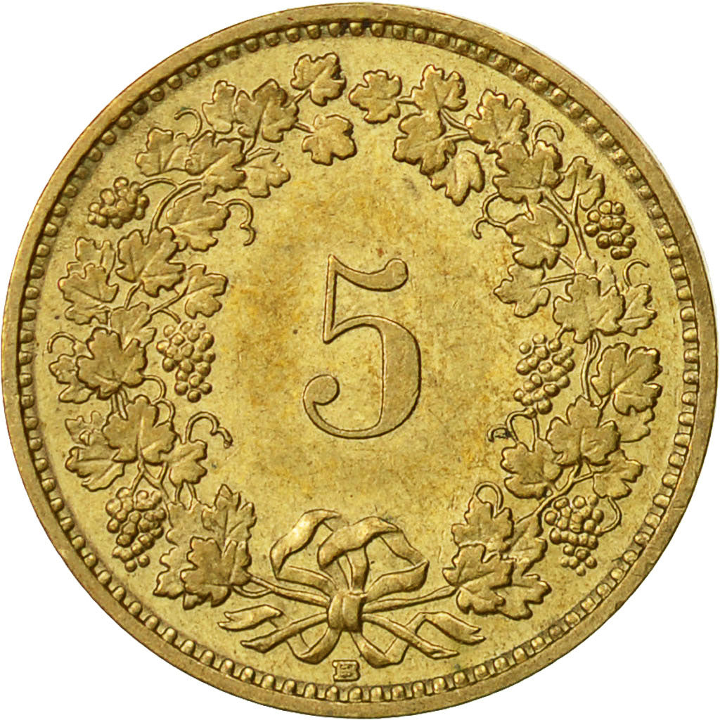 Moneta, Svizzera, 5 Rappen, 1986, Bern, MB+, Alluminio-bronzo, KM:26c