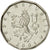 Moneda, República Checa, 2 Koruny, 2001, MBC, Níquel chapado en acero, KM:9