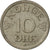Coin, Norway, Haakon VII, 10 Öre, 1952, EF(40-45), Copper-nickel, KM:396