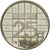 Coin, Netherlands, Beatrix, 25 Cents, 1987, EF(40-45), Nickel, KM:204