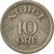 Moneta, Norvegia, Haakon VII, 10 Öre, 1957, BB, Rame-nichel, KM:396