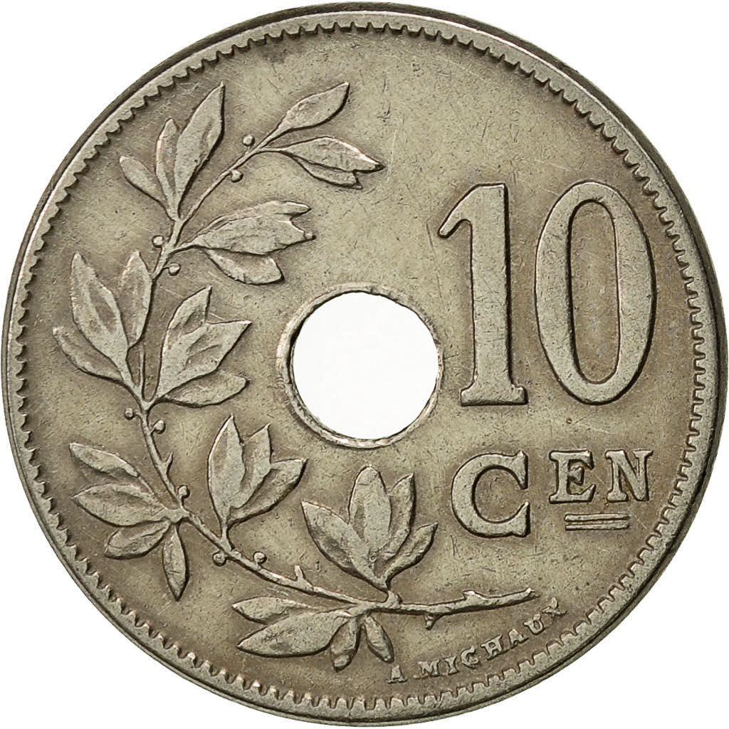 Coin, Belgium, 10 Centimes, 1904, EF(40-45), Copper-nickel, KM:53