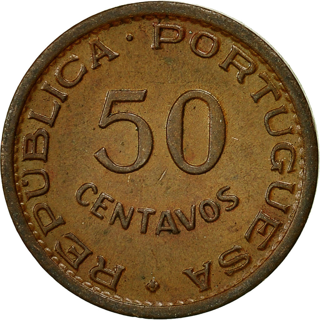 Coin, Angola, 50 Centavos, 1961, EF(40-45), Bronze, KM:75